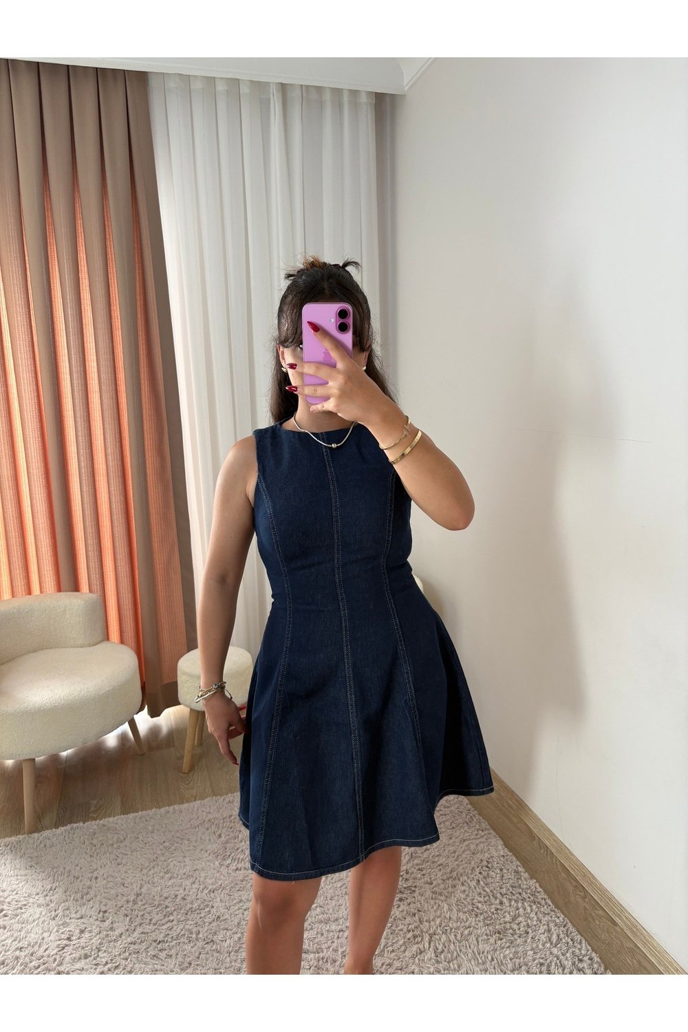 Denim Elbise