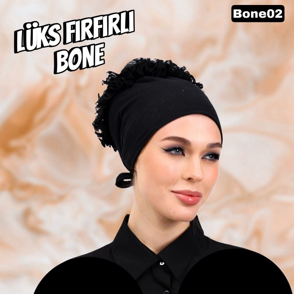 Lüks Fırfırlı Bone