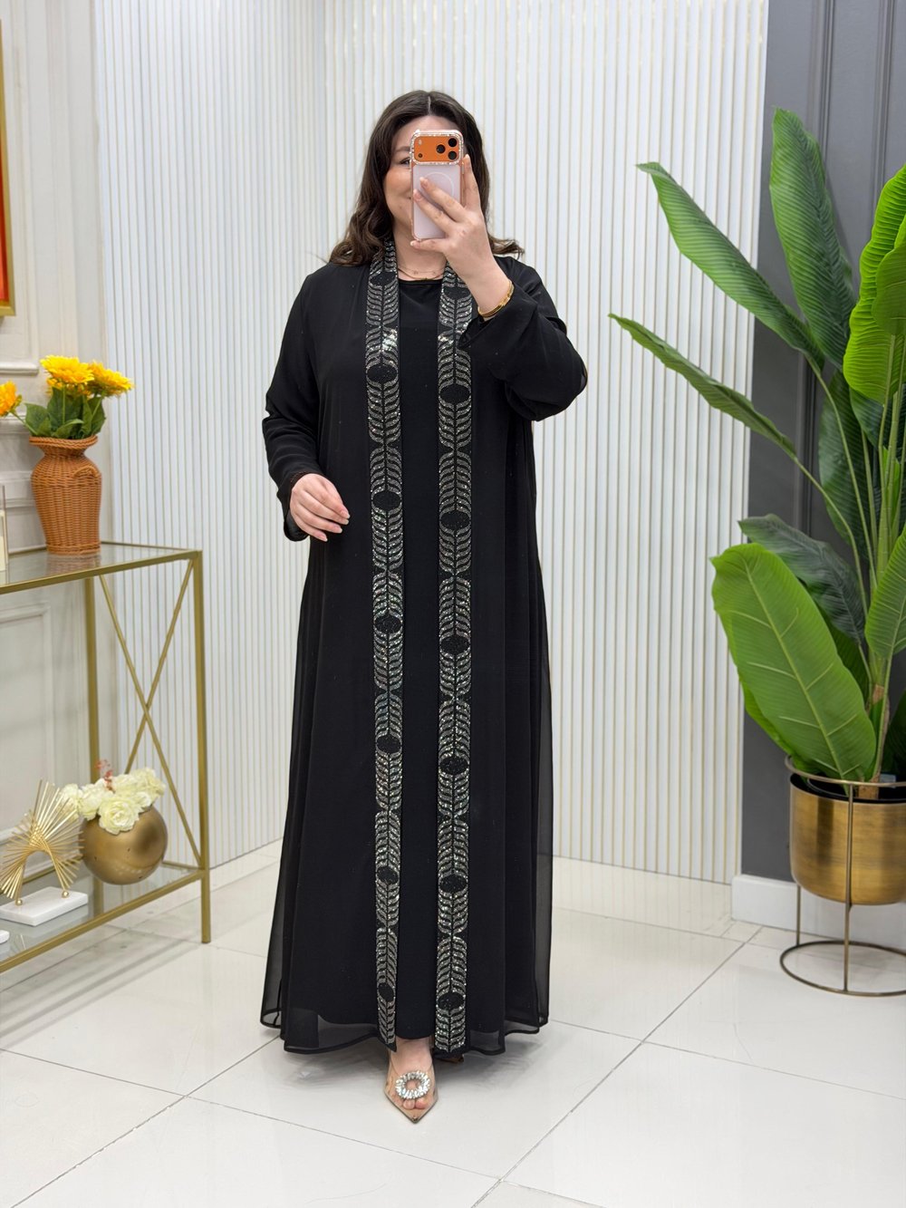 Nara Elbise Takım Siyah
