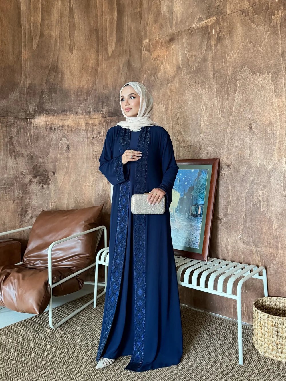 Nazlı Abiye Lacivert