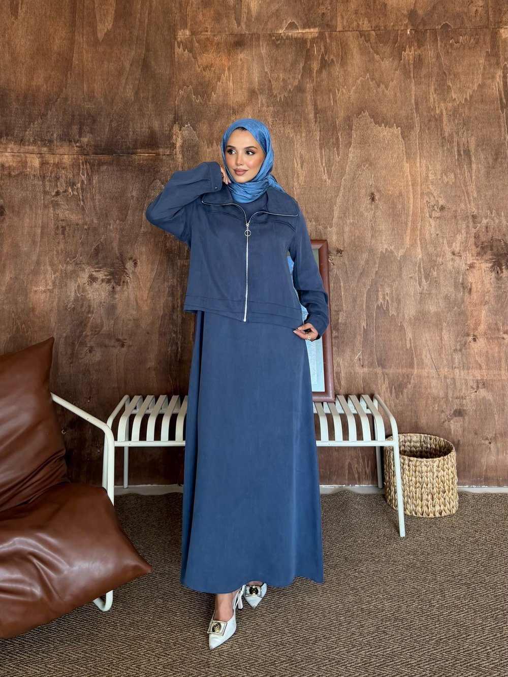 Yıldız Elbise Mavi