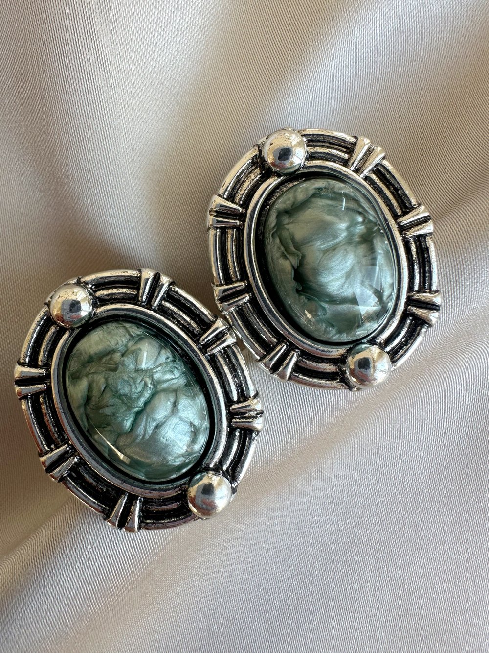Jerry Silver Küpe (Mavi)