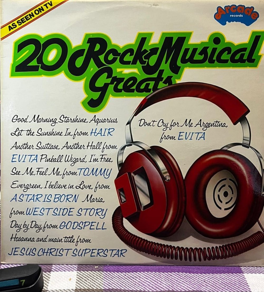 20 Rock Musical Greats - Arcade Records (1977) - Vinil Plak (LP)
