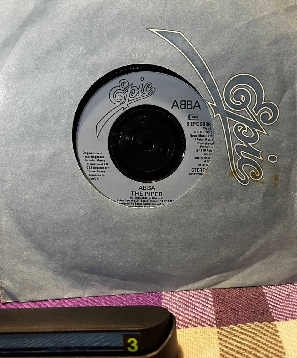 ABBA - Super Trouper / The Piper - Epic S EPC 9089 - İngiltere Baskı 45'lik