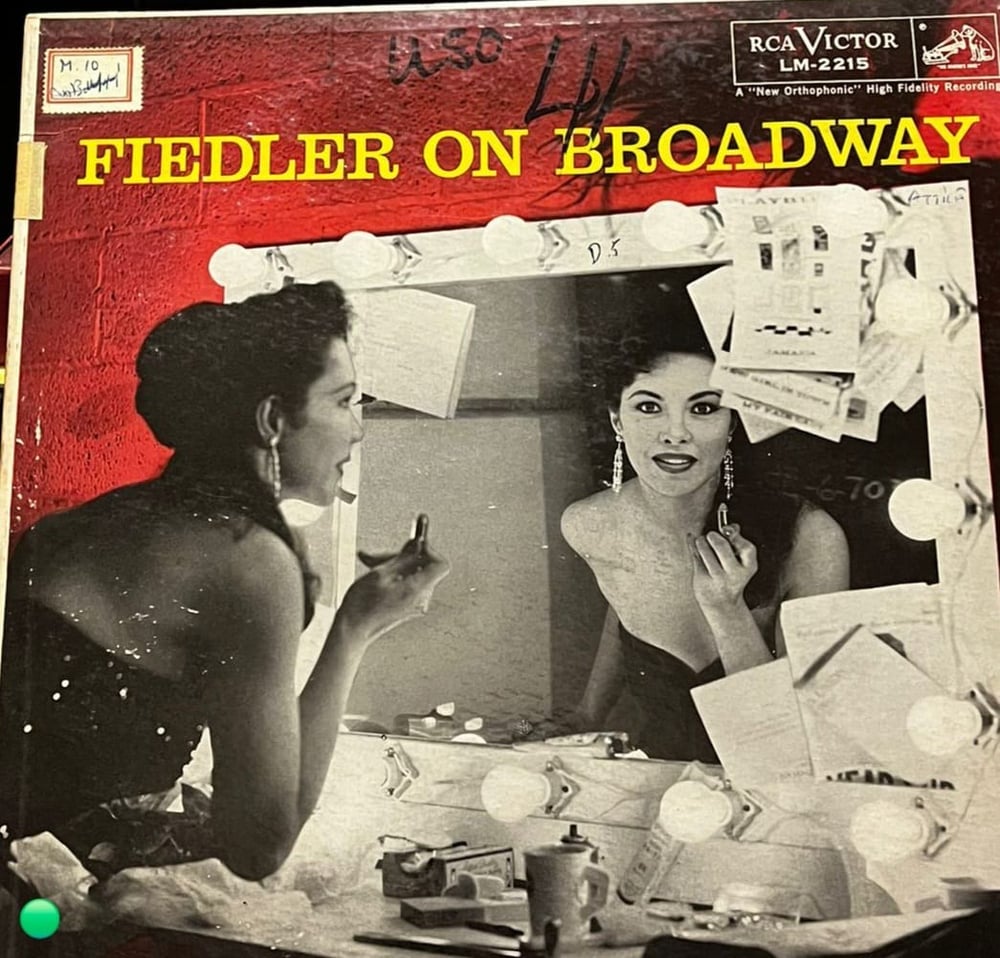 Arthur Fiedler and His Orchestra - Fiedler On Broadway - RCA Victor LP (1958)