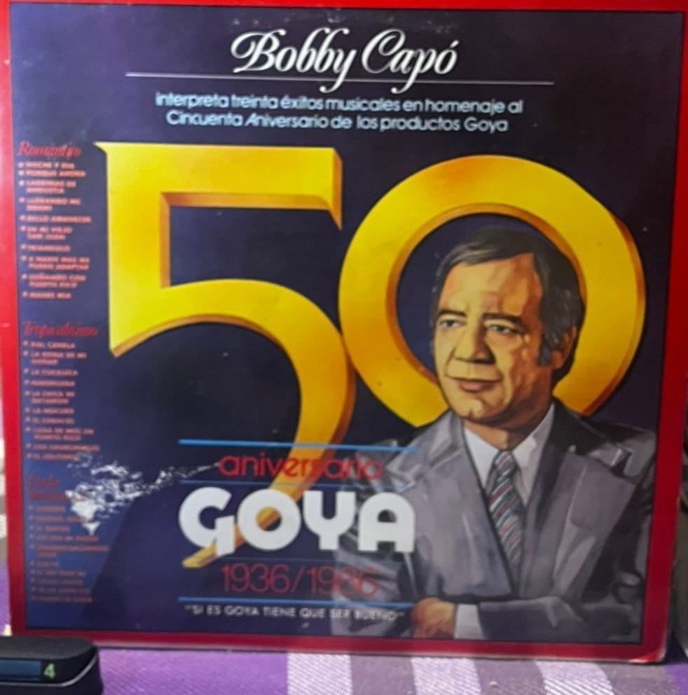 Bobby Capó - 50 Aniversario Goya (1936-1986) 3'lü LP Plak Seti