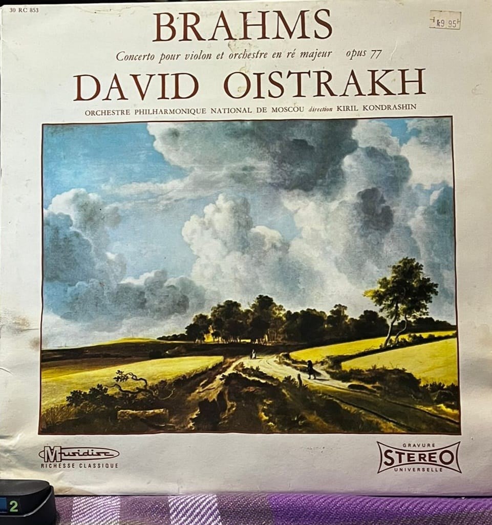 Brahms: Violin Concerto In D Major, Op. 77 - David Oistrakh / Kiril Kondrashin - Musidisc RC 853