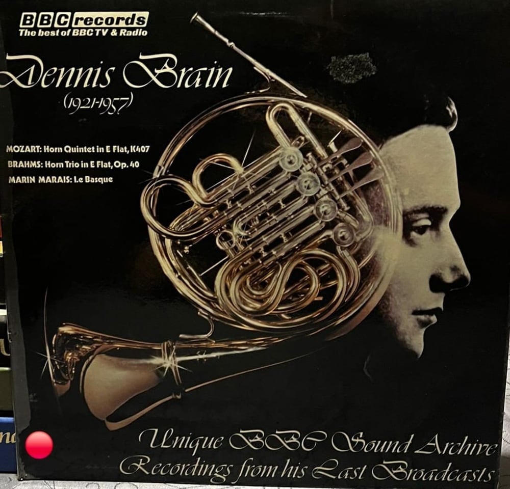 Dennis Brain (1921–1957) – Unique BBC Sound Archive Recordings from his Last Broadcasts BBC Records – MONO REB 175