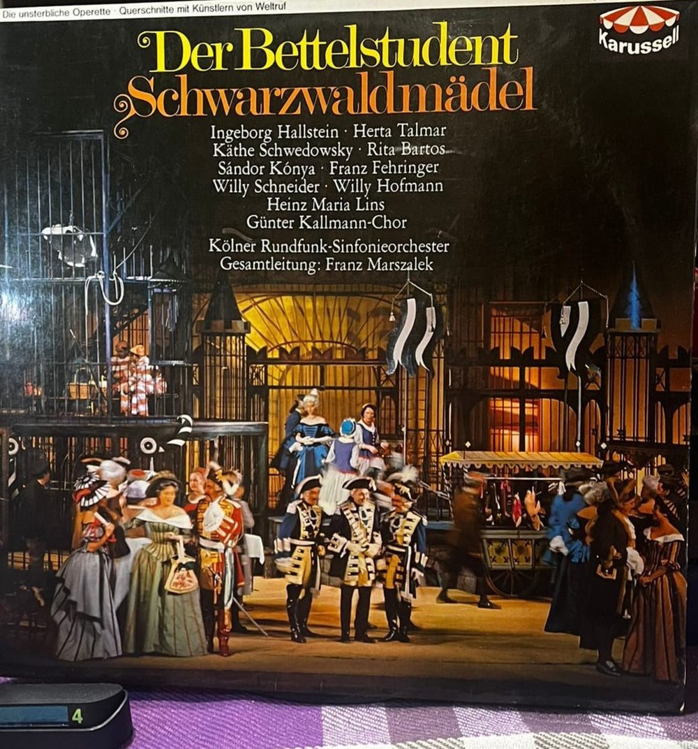 Der Bettelstudent / Schwarzwaldmädel - Die unsterbliche Operette - Karussell Klasik Müzik Plak