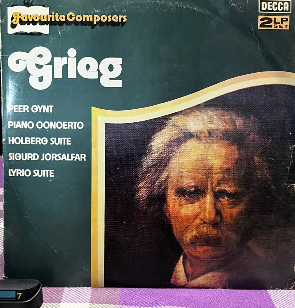 Edvard Grieg – Favourite Composers: Grieg (Decca DPA 567/8) 2LP Set