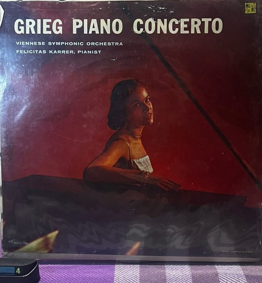 Edvard Grieg - Piano Concerto In A Minor, Opus 16 (Masterseal, 1957)