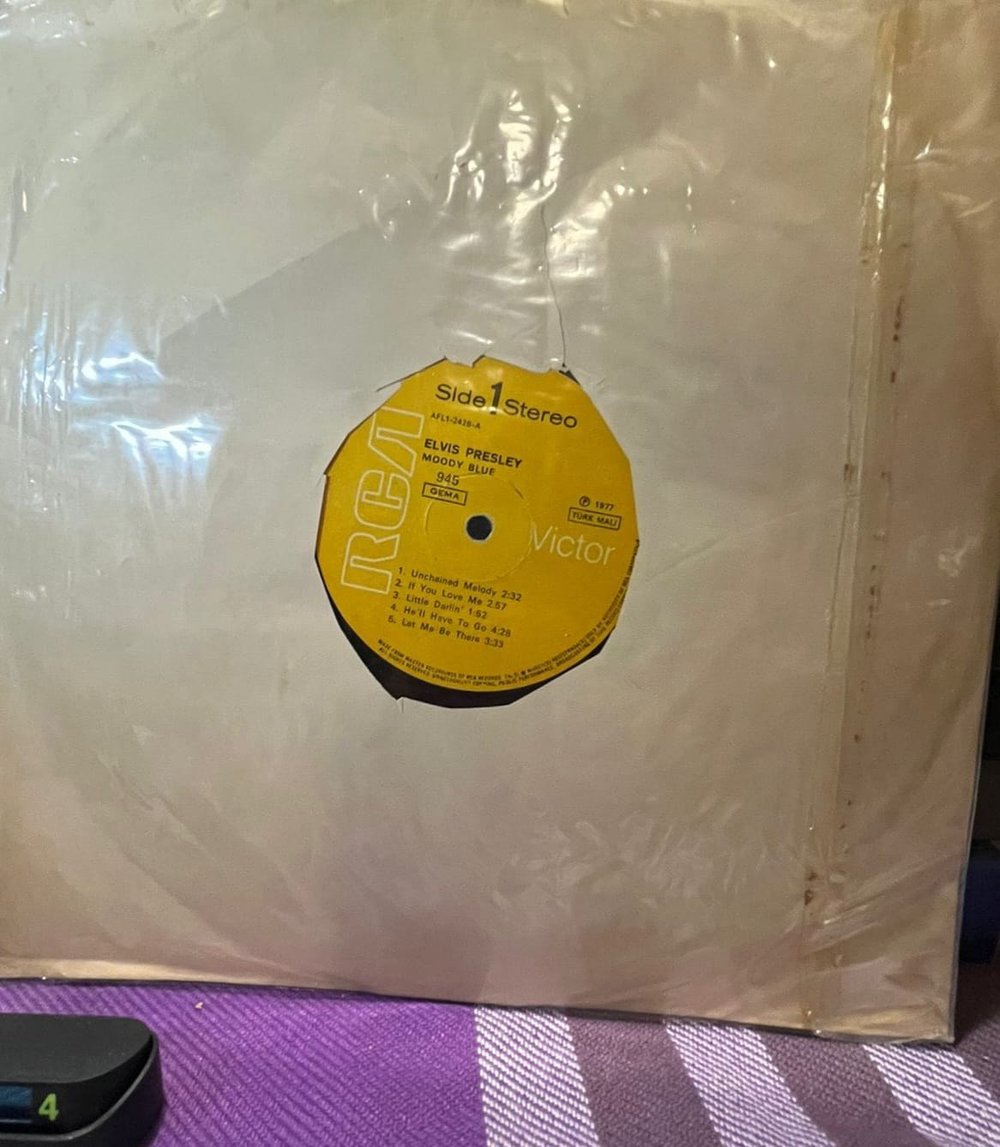 Elvis Presley - Moody Blue (1977) RCA Victor AFL1-2428 - Nadir Türk Malı Baskı LP