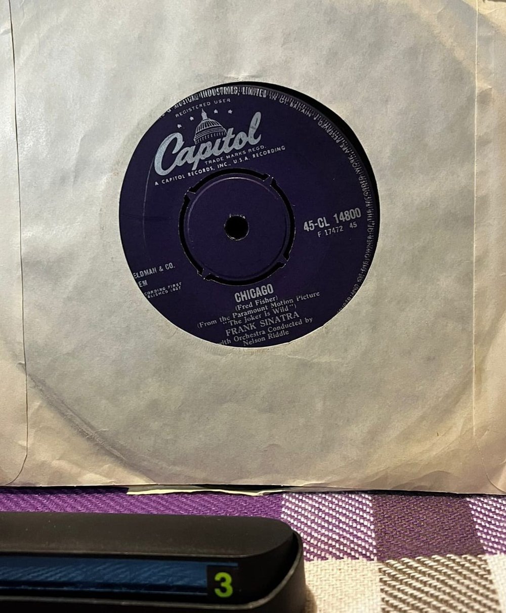 Frank Sinatra - All The Way / Chicago (1957) UK Original 7