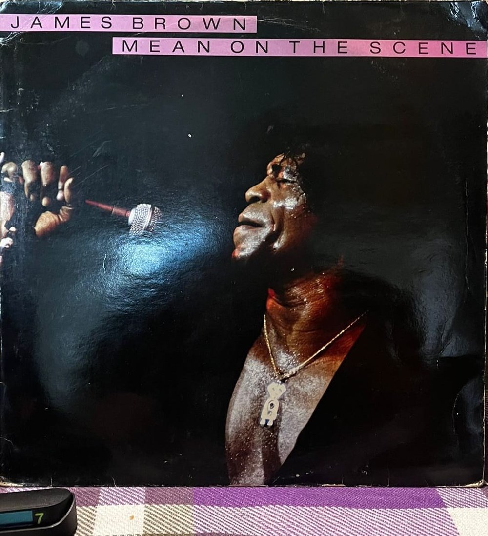 James Brown - Mean On The Scene LP - UK Press (Phoenix Records)