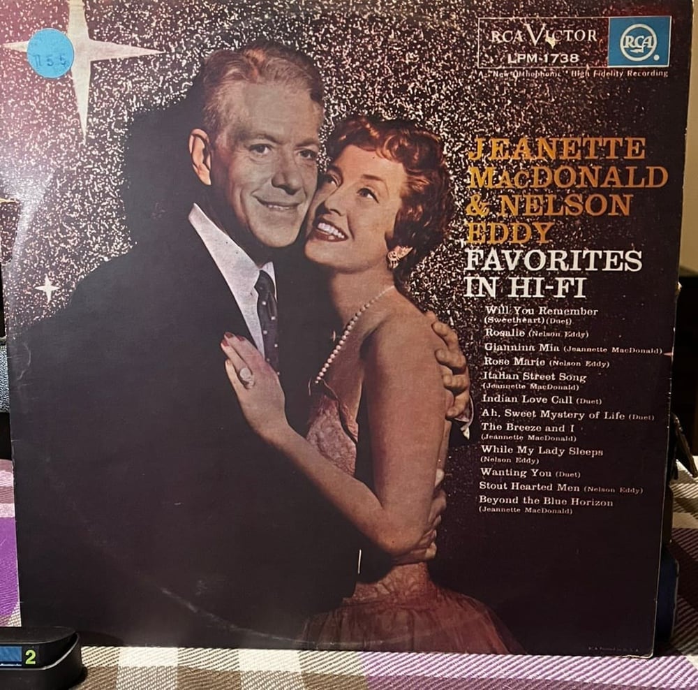 Jeanette MacDonald & Nelson Eddy - Favorites In Hi-Fi (1959) - RCA Victor LPM-1738