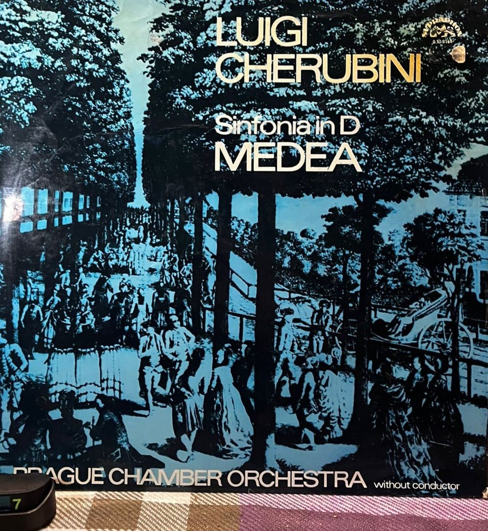 Luigi Cherubini - Prague Chamber Orchestra - Sinfonia In D / Medea (LP, Album, Stereo) - Supraphon 1 10 0568