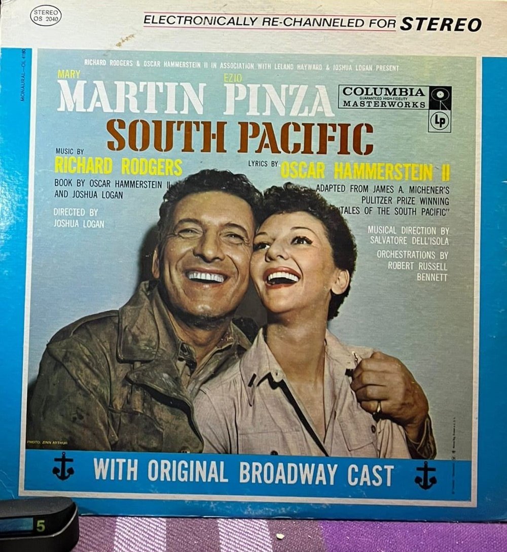 Mary Martin & Ezio Pinza - South Pacific (Original Broadway Cast) - Columbia Masterworks LP OS 2040