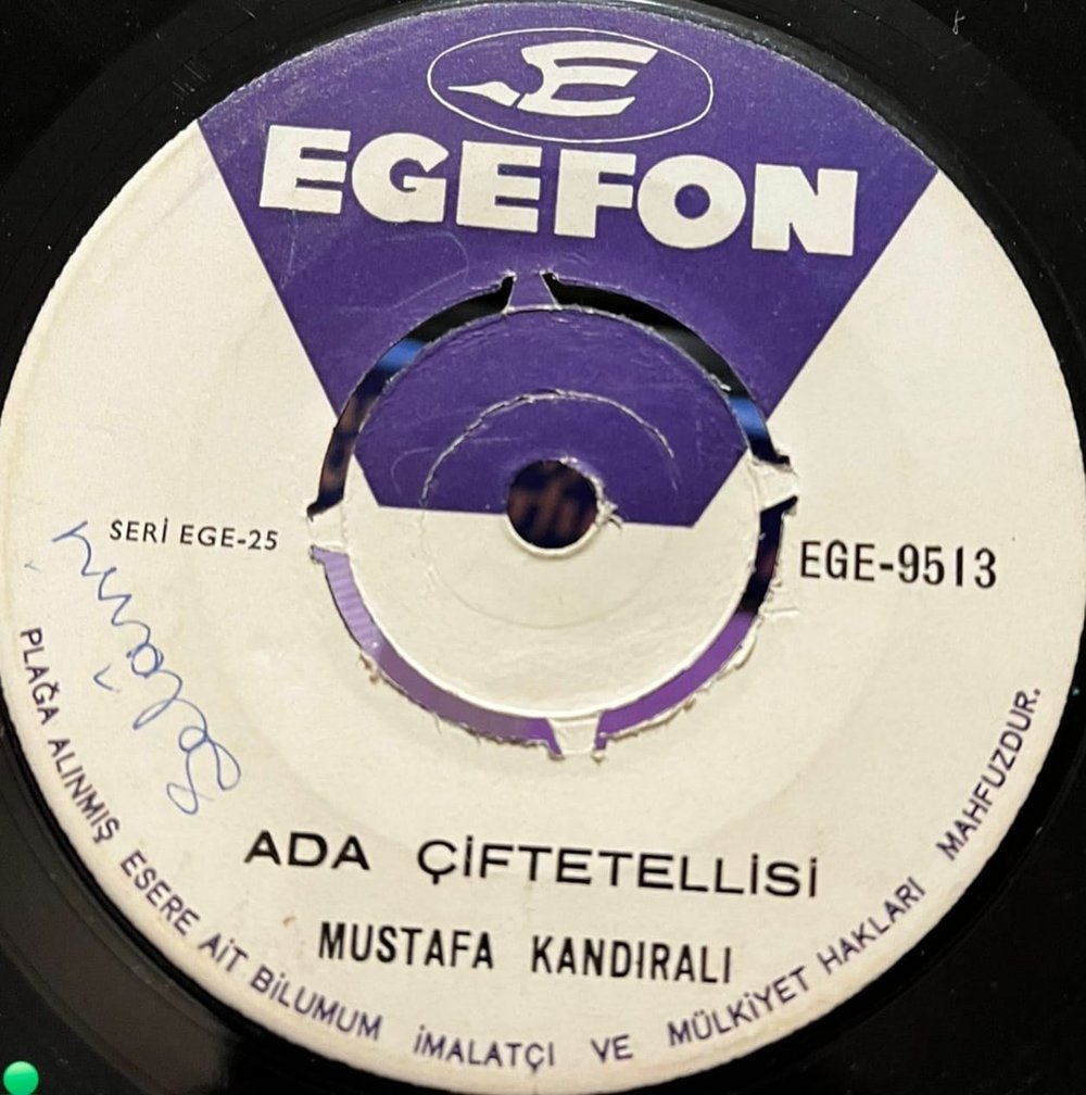 Mustafa Kandıralı - Ada Çiftetellisi / Tulum Oyun Havası (Egefon - 45'lik)