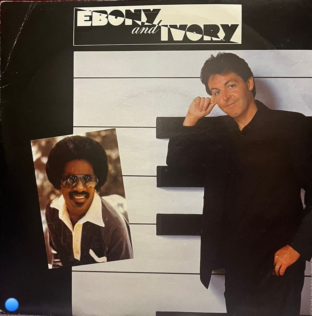 Paul McCartney & Stevie Wonder - Ebony and Ivory / Rainclouds - 45'lik Plak (EMI - R 6054)