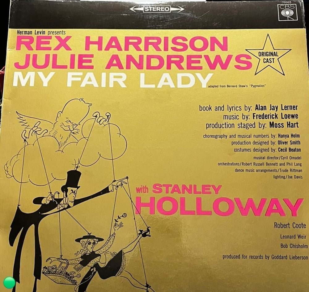 Rex Harrison, Julie Andrews – My Fair Lady (Original London Cast) Vinyl, LP, CBS – UK Pressing