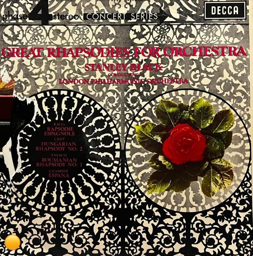 Stanley Black conducting London Philharmonic Orchestra – Great Rhapsodies For Orchestra