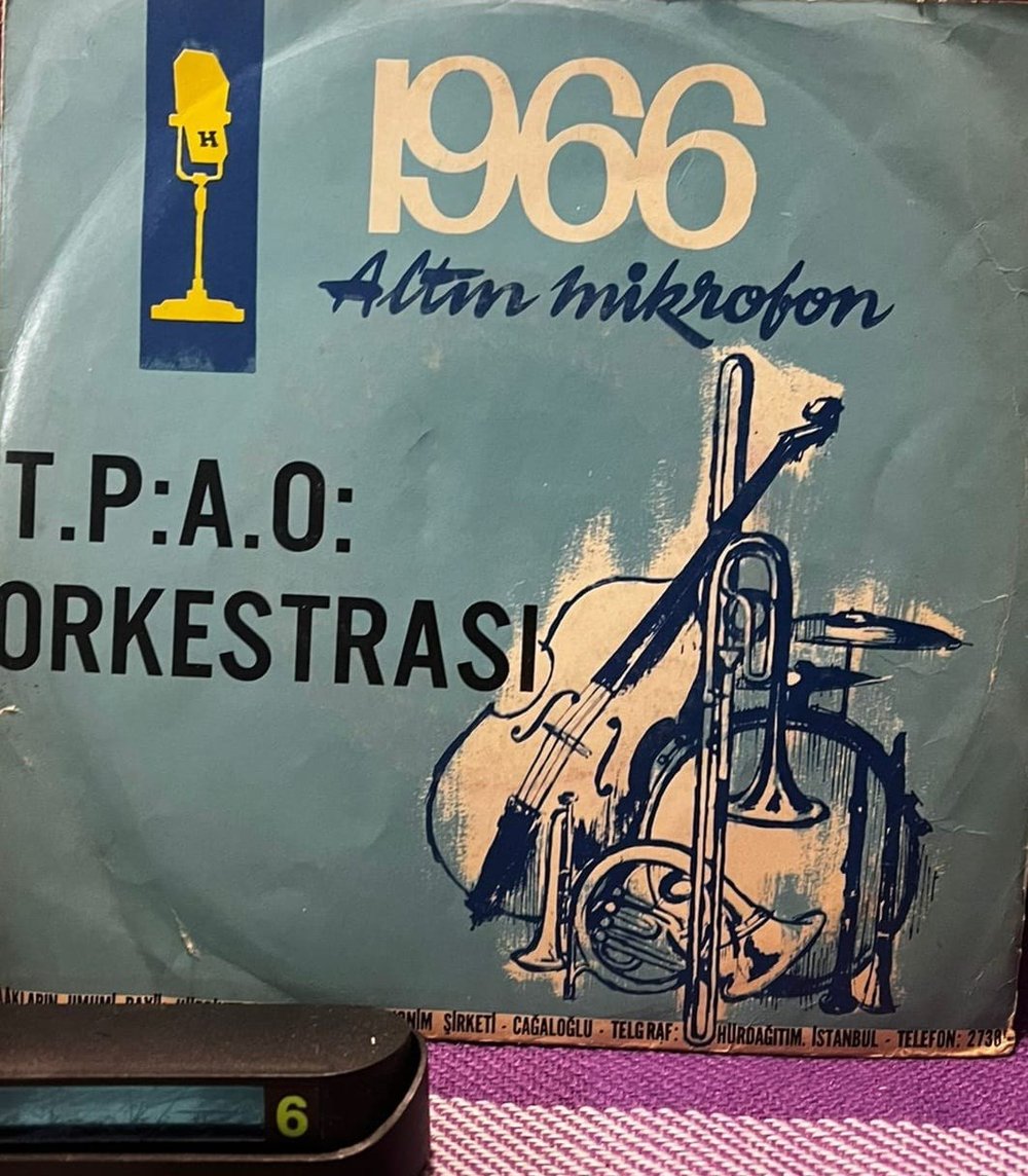 T.P.A.O. Batman Orkestrası - 1966 Altın Mikrofon - Kaleden Top Atarlar / Fırat Kenarı 45'lik
