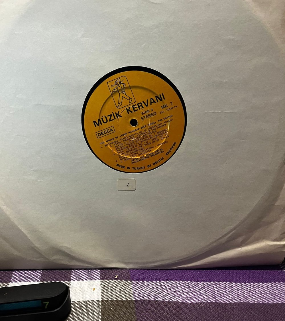 The World Of Your Hundred Best Tunes - The Top Ten - Decca Müzik Kervanı Türkiye Baskı LP Plak