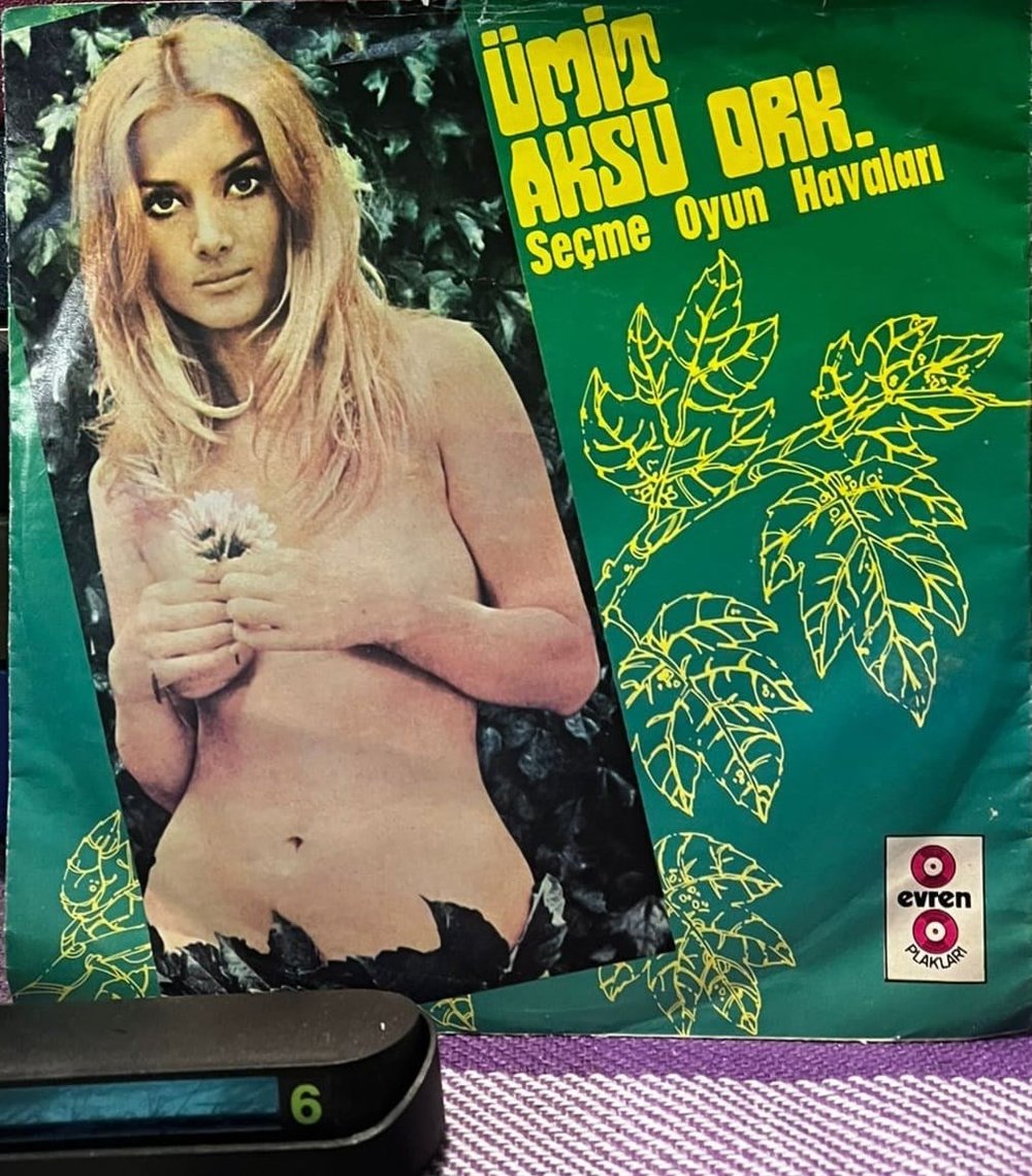 Ümit Aksu Orkestrası - Seçme Oyun Havaları / Mevlana & Oryantal - Evren Plak (Nadir Kapak)