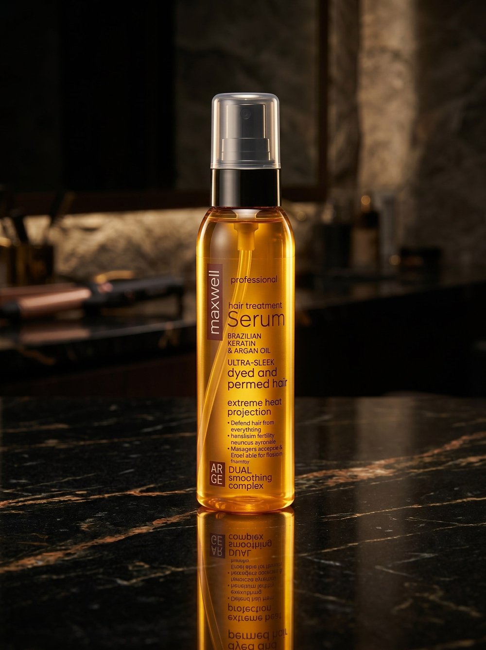 Brezilya Keratin & Argan Yağlı Saç Bakım Serumu