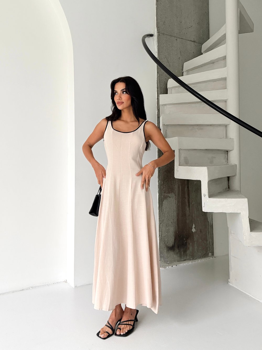 25Y5202 ALTI PARÇA BİYELİ ELBİSE