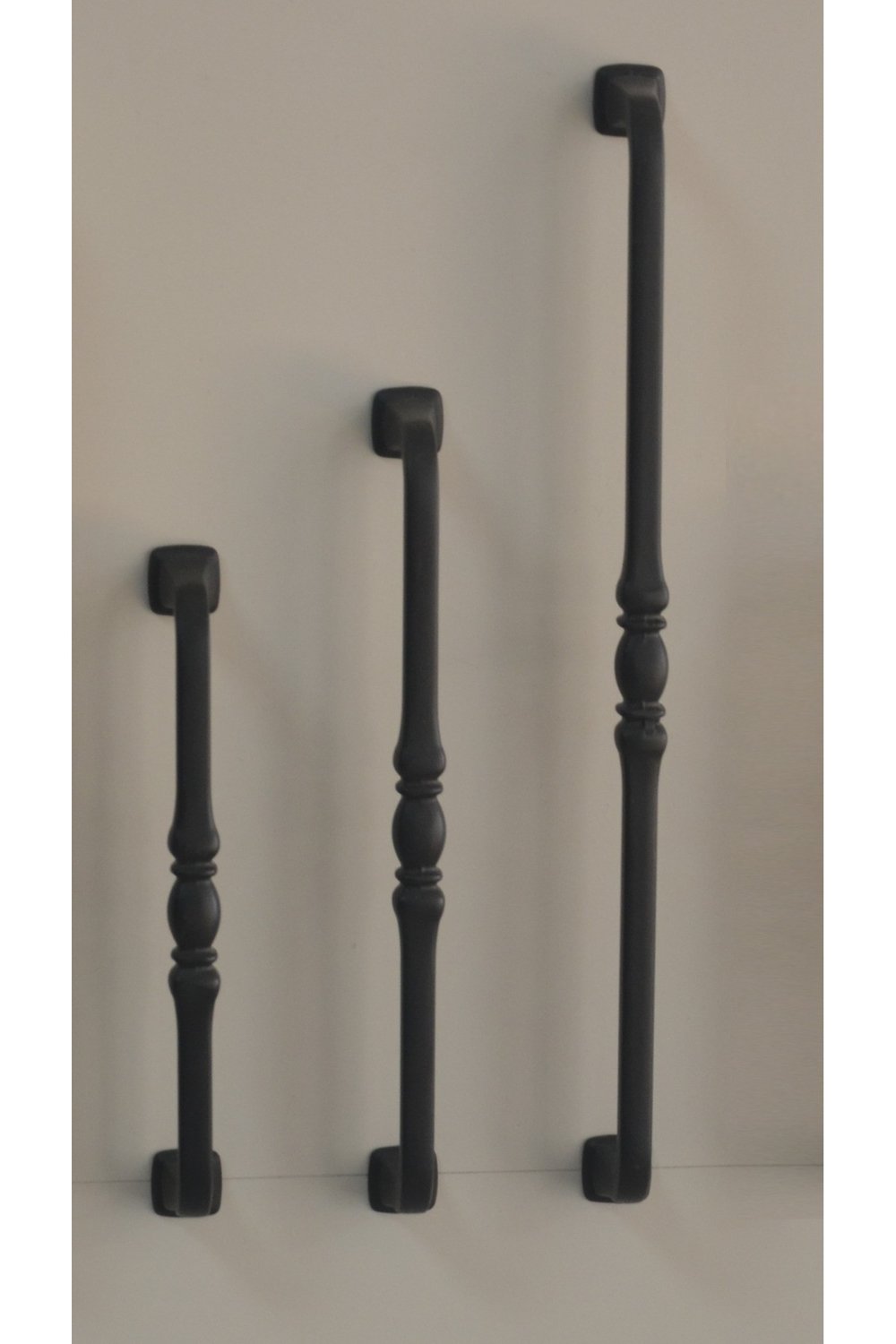 Mobilya Kulpu Şehzade 224mm Mat Siyah