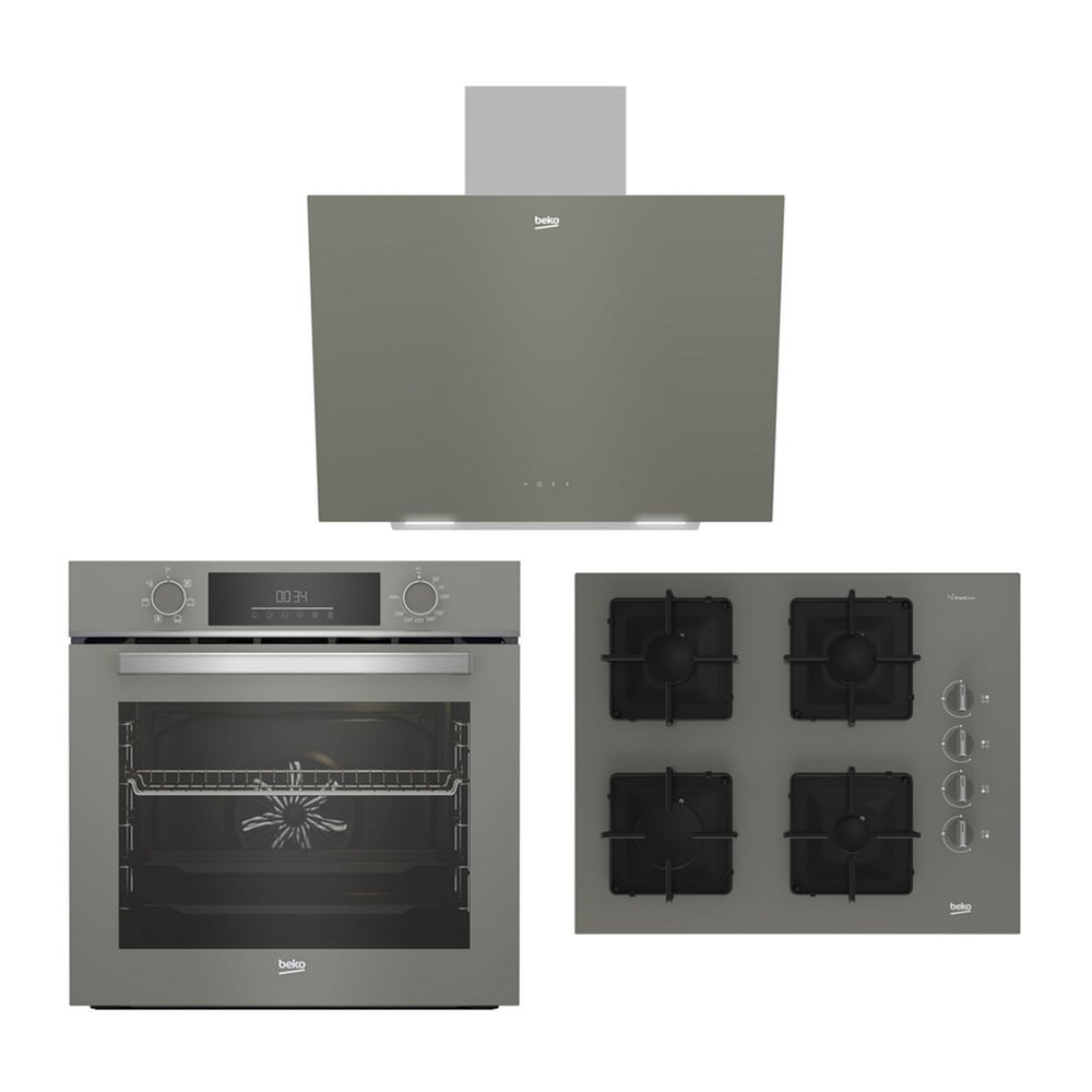 65 CM OCAKLI AVANTAJ GRİ ANKASTRE SET ( BFC 330 G + BOCD K 6510 EG + BDE 6041 G )