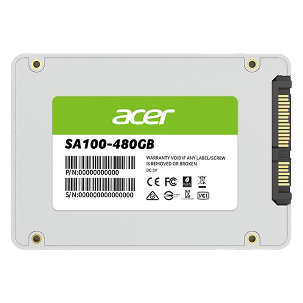 ACER SSD SA100 2.5 480GB Çevre Birimleri
