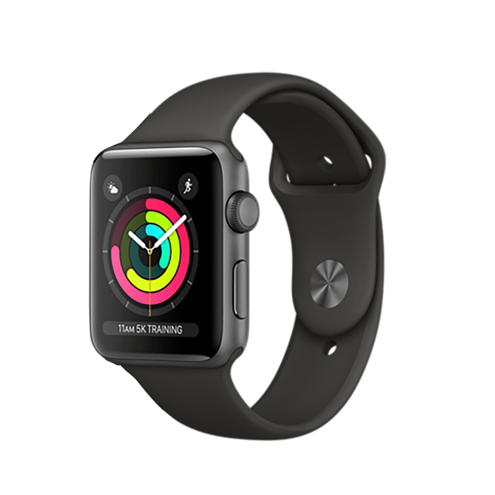 Apple W S3 38mm S.Grey Case Grey S. Band Giyilebilir Teknoloji