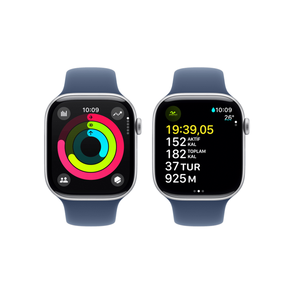 Apple Watch 10 GPS 46mm Gümüş SB-M/L Akıllı Saat