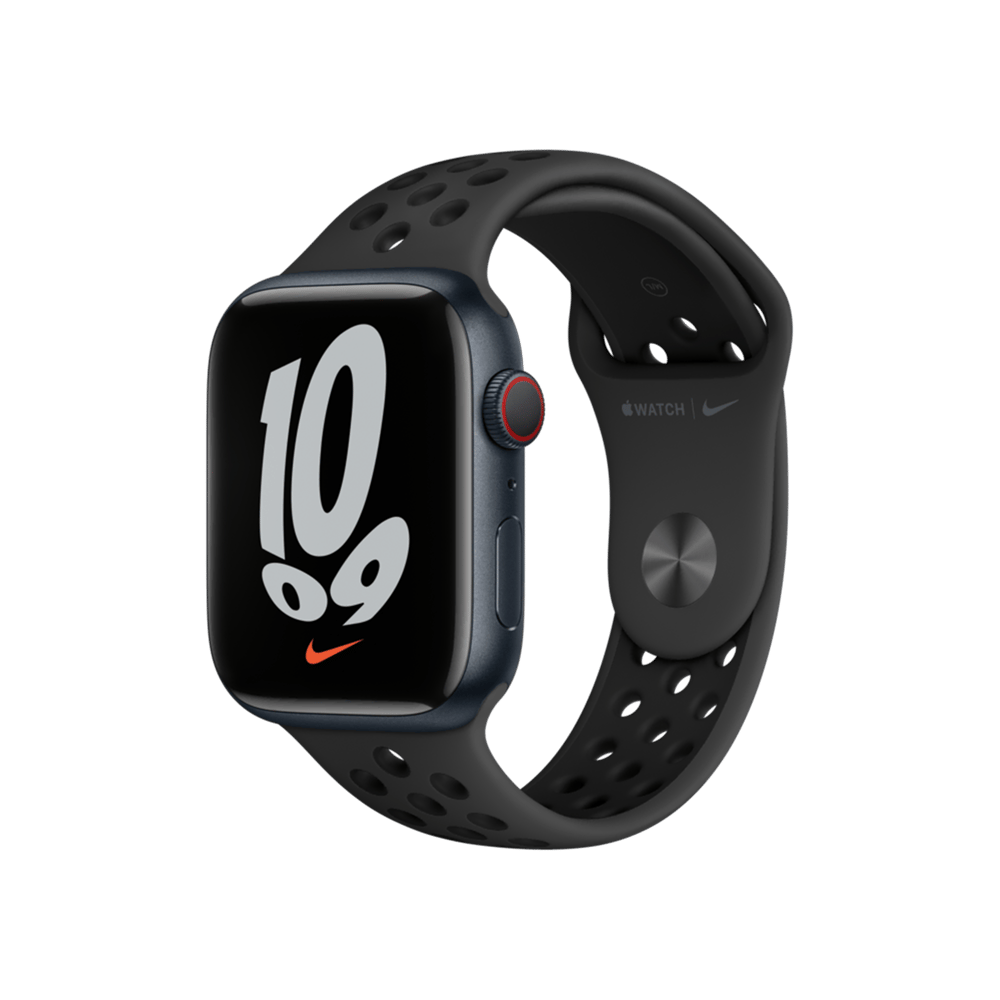 Apple Watch Nike S7 Cellular 45mm Siyah Giyilebilir Teknoloji