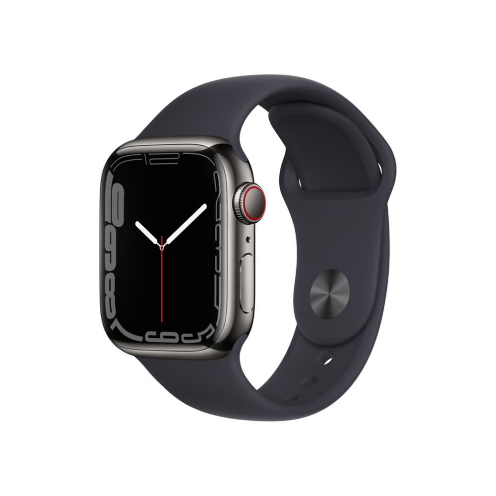 Apple Watch S7 Cellular 41 Grafit-Milano Giyilebilir Teknoloji