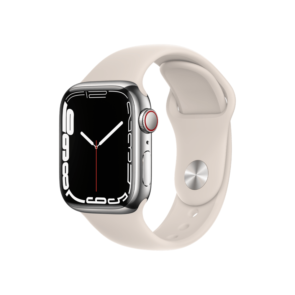 Apple Watch S7 Cellular 41mm Gümüş-Beyaz Giyilebilir Teknoloji