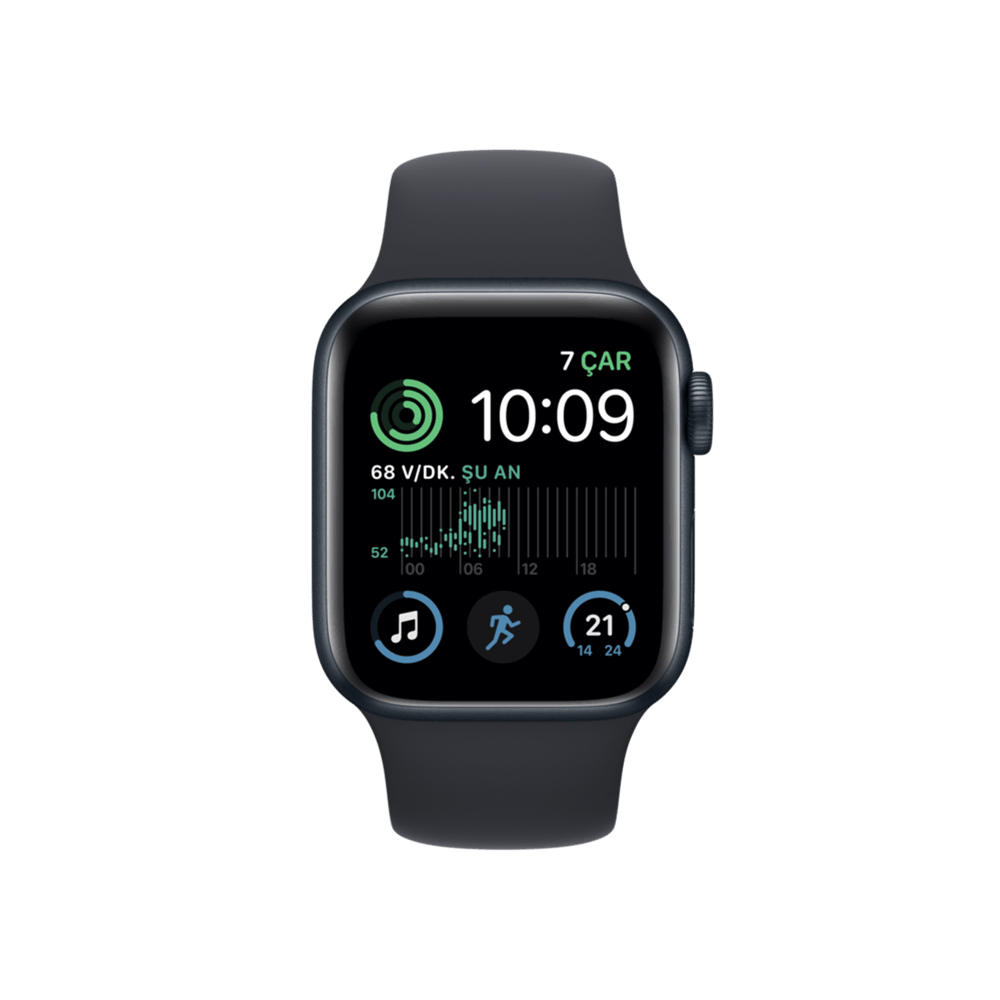 Apple Watch SE 2. Nesil, 40mm Gece Yarısı Akıllı Saat