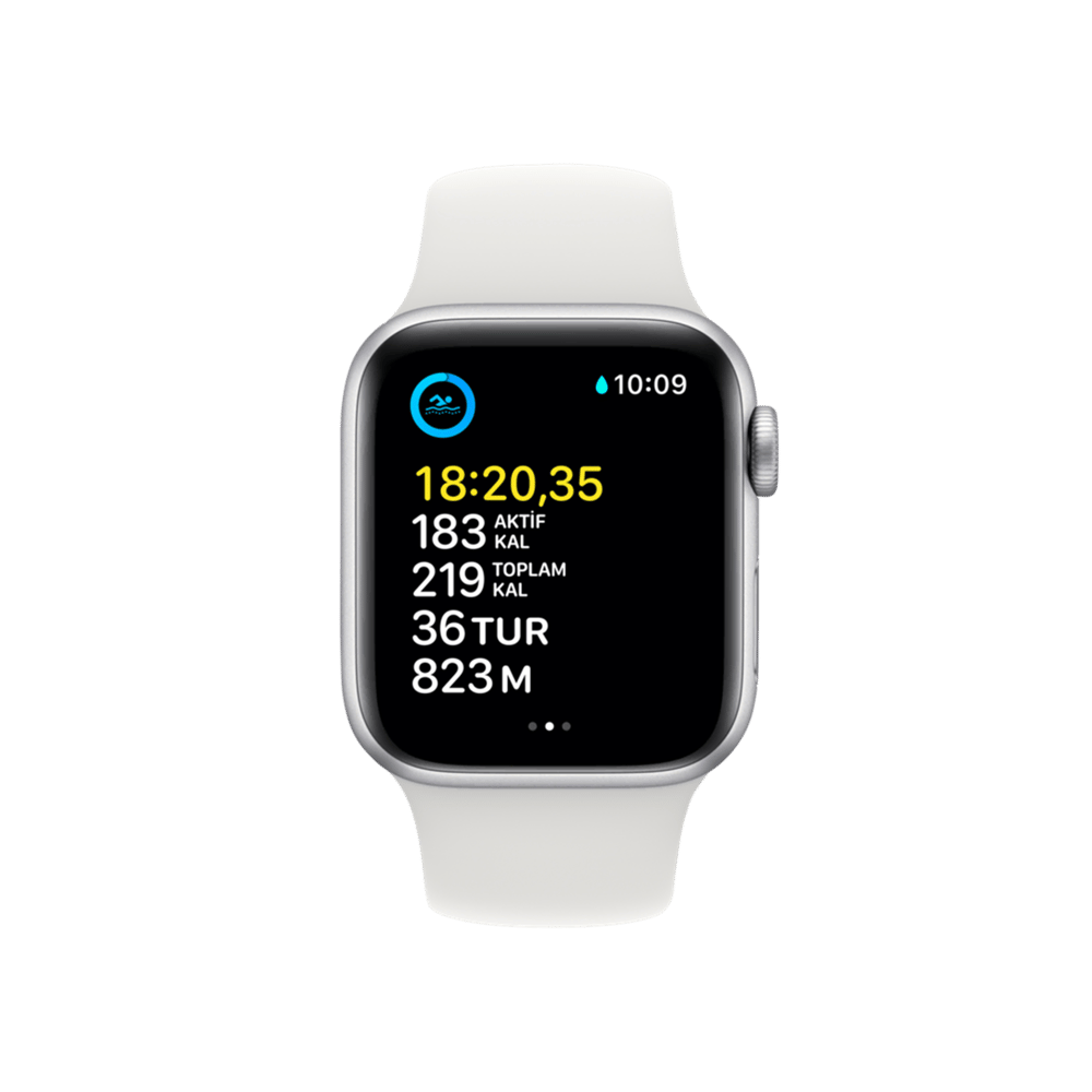 Apple Watch SE 2. Nesil, 40mm Gümüş Akıllı Saat