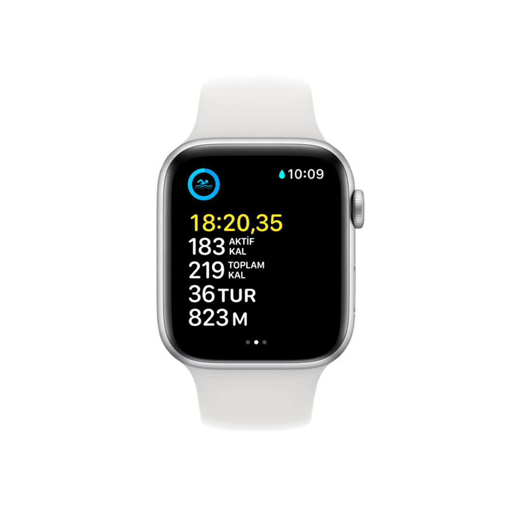 Apple Watch SE 2. Nesil, 44mm Gümüş Akıllı Saat