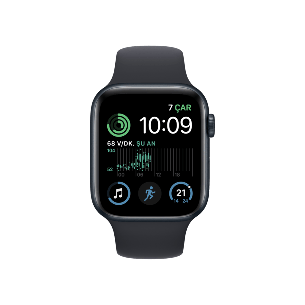 Apple Watch SE, 44mm Gece Yarısı Yeni Akıllı Saat