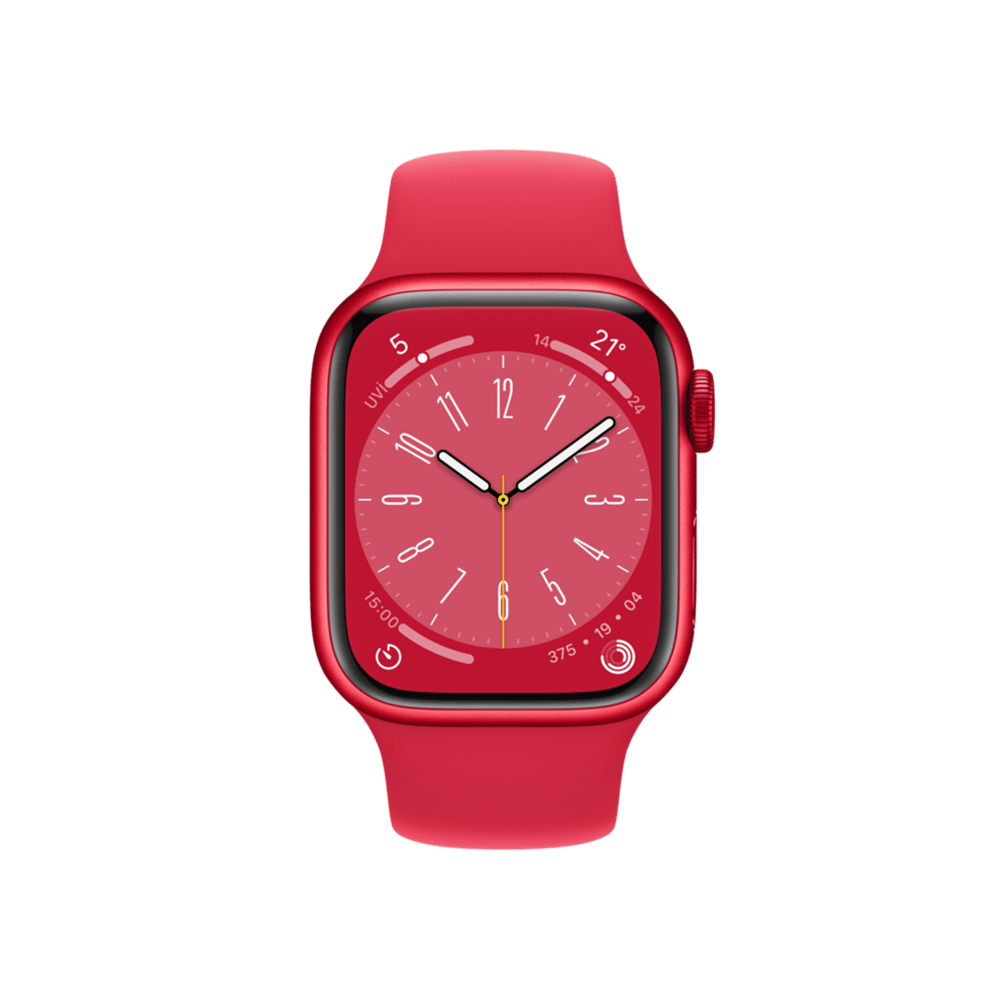 Apple Watch Series 8, 41mm Kırmızı Akıllı Saat