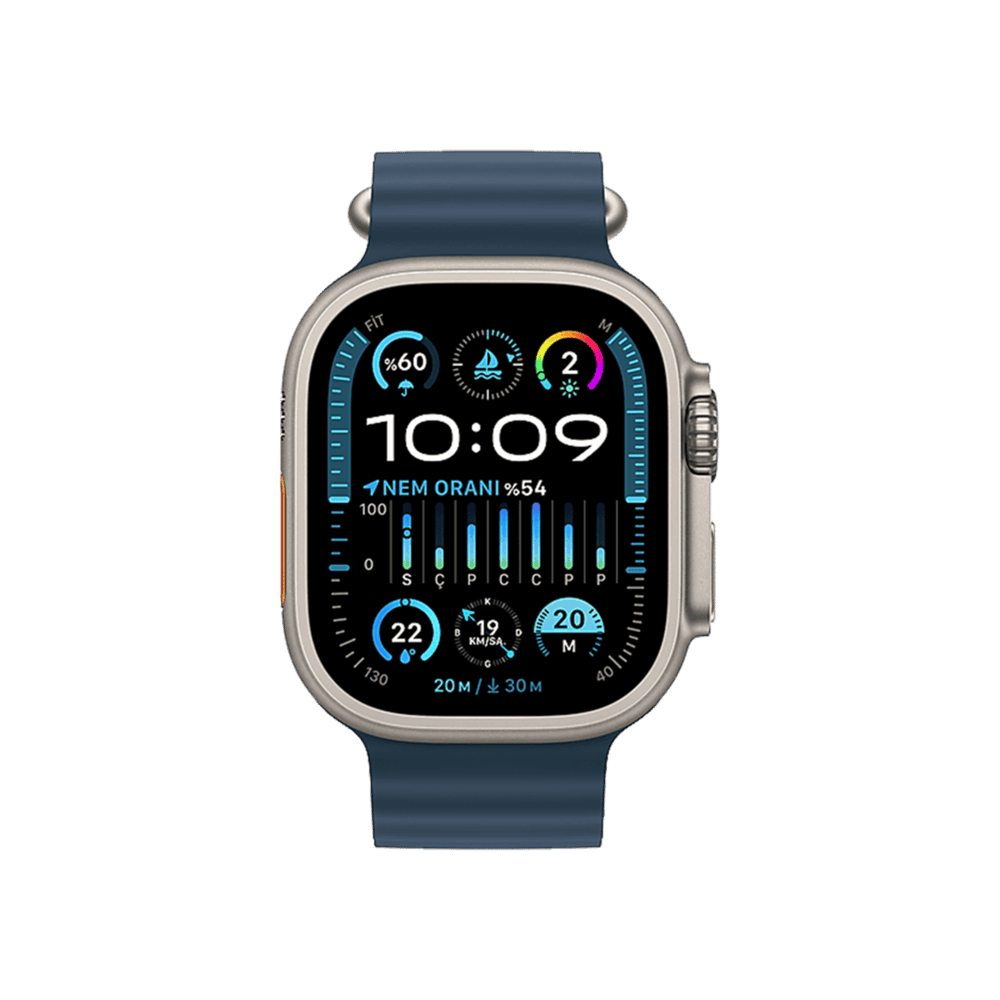 Apple Watch Ultra 2, 49mm Okyanus Mavisi Akıllı Saat