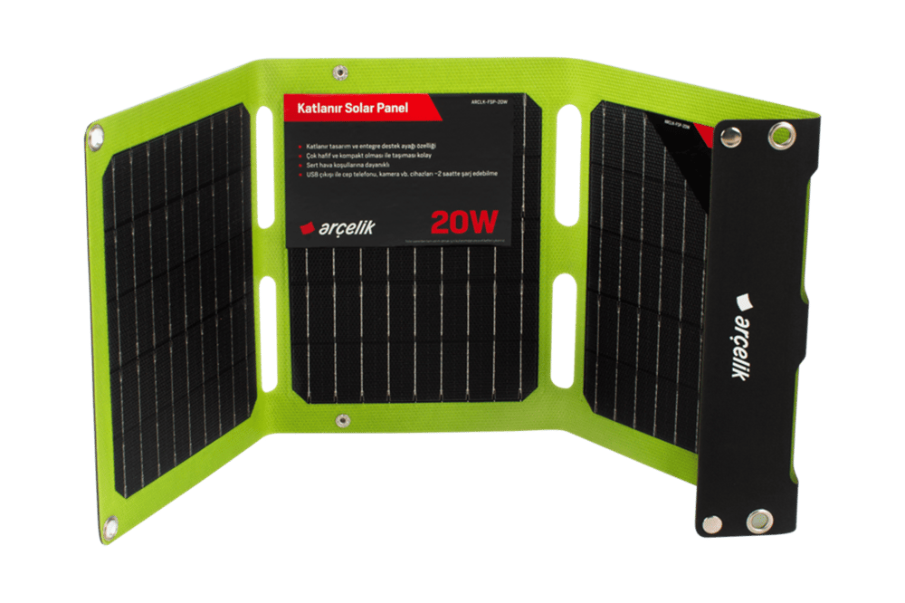 ARCLK-FSP-20W Taşınabilir Güneş Paneli