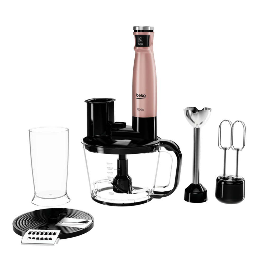 Beko RHB 5050 R Floral Rose 1500 W Blender Seti