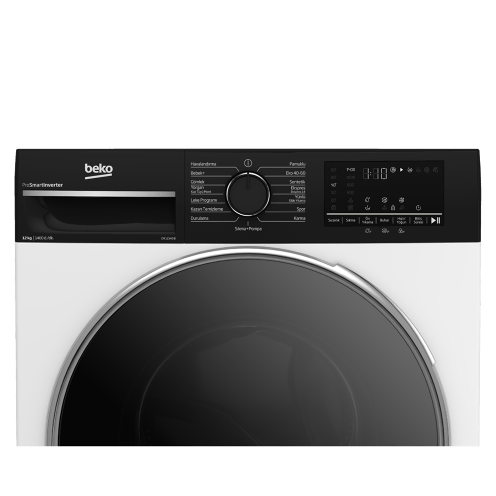 CM 12140 B 12 Kg Çamaşır Makinesi