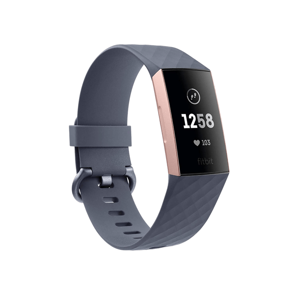 FITBIT Charge 3 Blue Grey / Rose Gold Giyilebilir Teknoloji