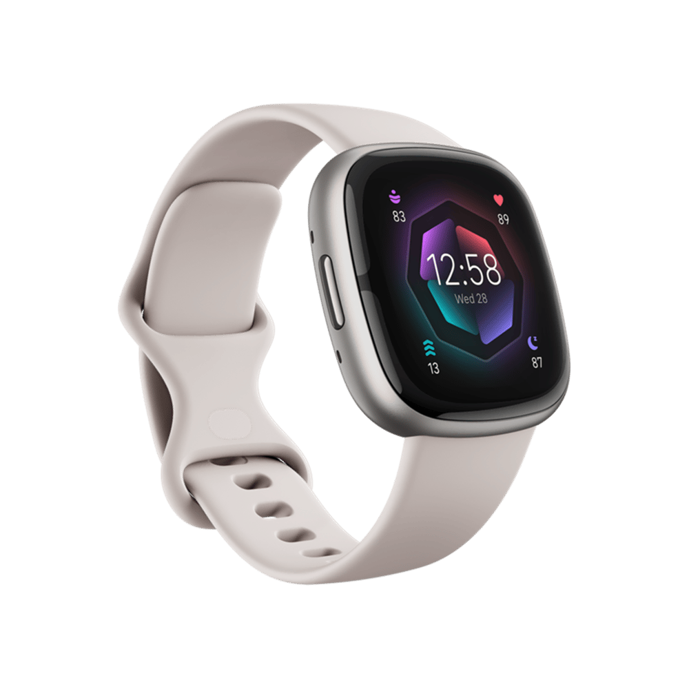 Fitbit Sense 2 Platinyum/Ay Beyazı Akıllı Bileklik