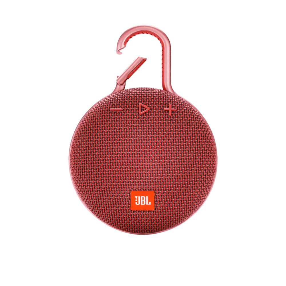 JBL Clip 3 Su Geçirmez BT Hop. Kırmızı Hoparlör